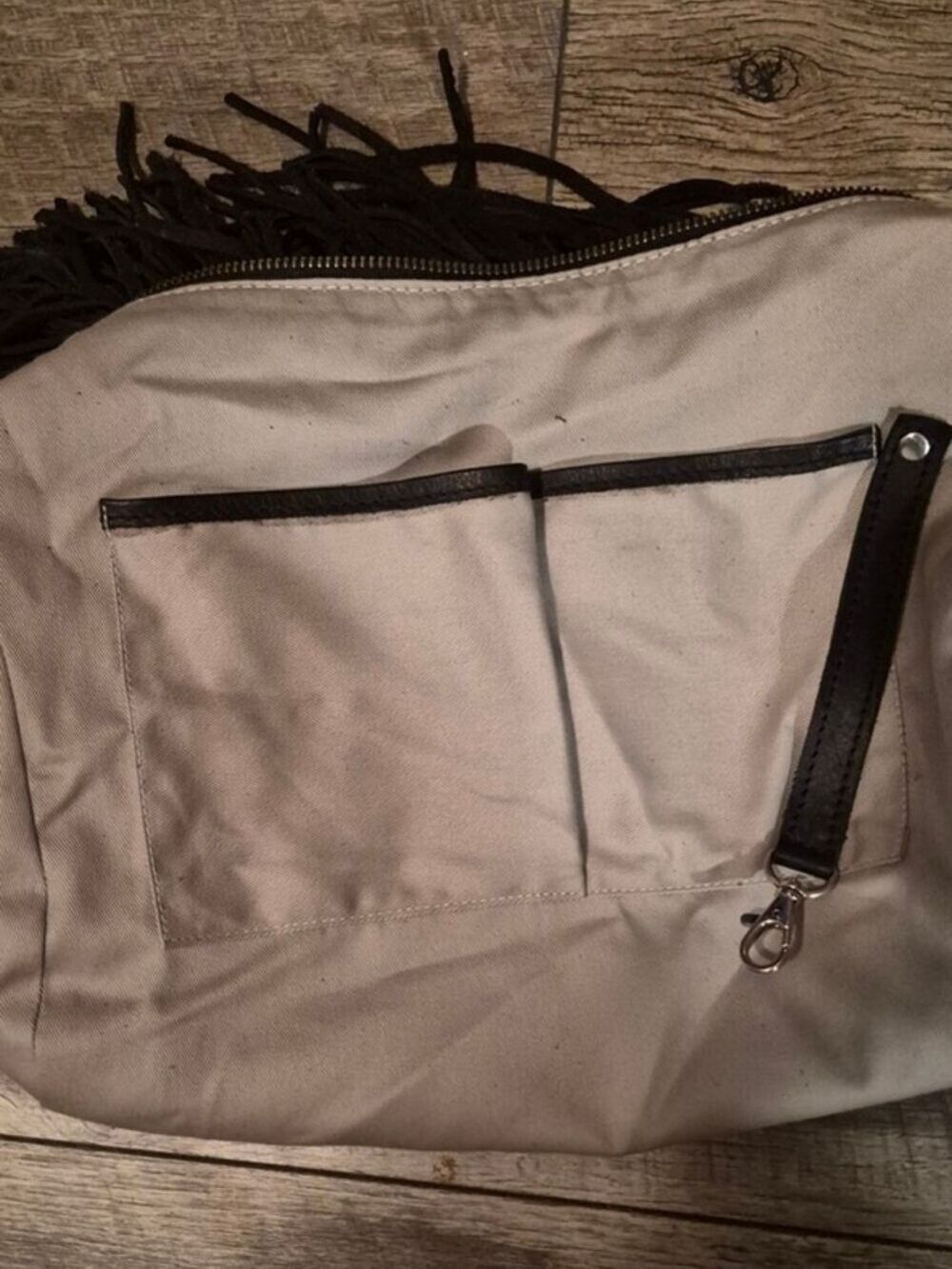 Custom Hand Beaded Fringe Hobo - Picture 13 of 16